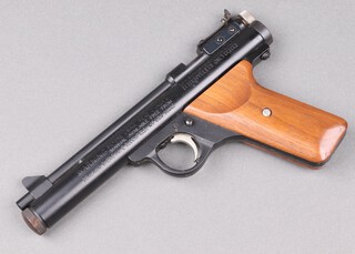 A Benjamin Sheridan E 9A Series 50MM (20cal) cartridge air pistol no.898700480