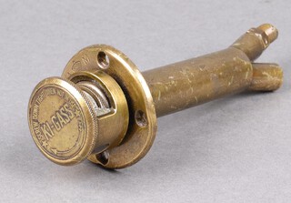 A KI-gas pump, removed from a Spitfire or Hurricane, marked AM, 15cm 