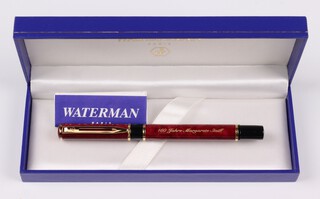 Waterman, a 150th anniversary of Steiff commemorative fountain pen, boxed