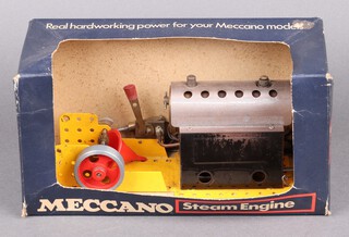 A Meccano steam engine with original box 