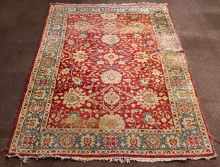A contemporary Caucasian style floral patterned carpet 299cm x 199cm 