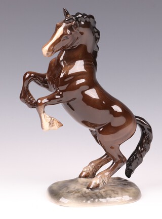 A Beswick figure of a rearing Welsh cob, no.1014 26cm 