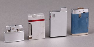 A lighter marked Mecca and 3 Ronson lighters