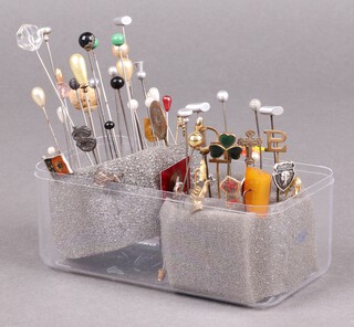 A collection of hat pins 