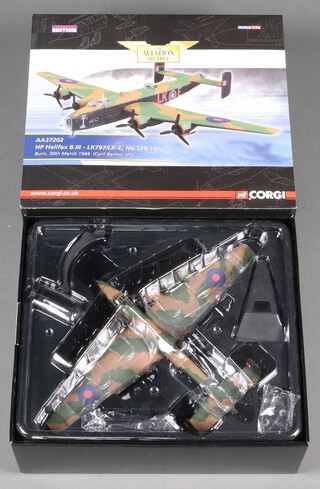 A Corgi Aviation Archive HB Halifax B.III, 1:72 scale, boxed