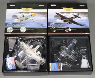 A pair of Corgi Aviation Archive models to include a Dornier Do 17Z-2 and a Bristol Blenheim MkIF, 1:72 scale, boxed