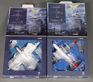 A pair of Corgi Aviation Archive models to include B-29 Super Fortress with bell X-1 and a Bristol Britannia 312F,  1:72 scale, boxed