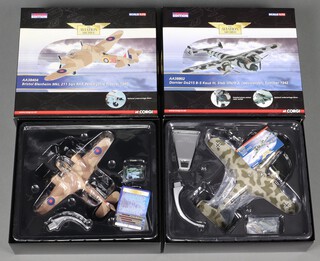 A pair of Corgi Aviation Archive models to include a Bristol Blenheim MKI and a Dornier DO215 B-5 KAUZ III,  1:72 scale, boxed