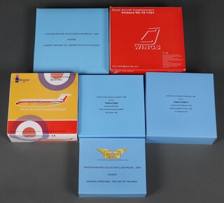 A collection of boxed Aviation Archive and other models to include JC Wing, Vickers VC10, an Inflight Models Royal Aircraft Establishment 111, a Hawker Hurricane, a Focke-Wulf FW 190A-3, a Junkers JU87 and a Vickers Viscount 700