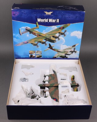 A Corgi Aviation Archive two plane set containing an Avo Lancaster B-V1-ND673 and  a DH Mosquito B MkIX "Oboe-LR507/GB-F" 1:72 scale, boxed