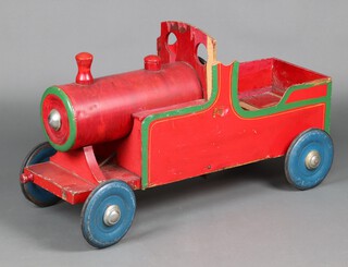 A Leeway pedal car in the form of a locomotive 