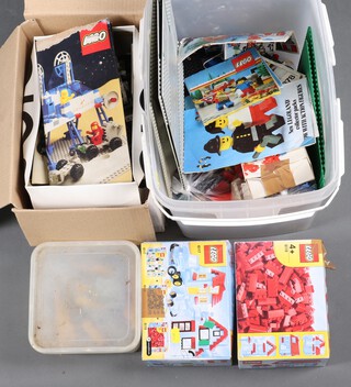 A collection of vintage Lego including some Space