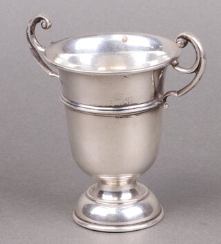 A silver twin handled trophy Birmingham 1937, 94g 