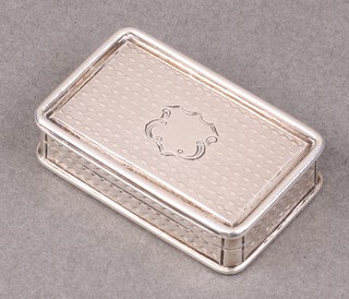 A Victorian silver vinaigrette with silver gilt grill Birmingham 1840, by Nathanial Mills, 24g