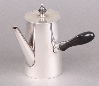 A silver side handled coffee pot Sheffield 1907 by James Dixon & Sons, 198g gross 