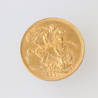 A gold sovereign 1911 