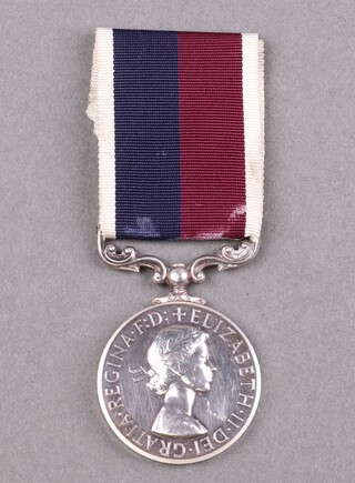A Royal Air Force Long Service Good Conduct medal Elizabeth II issue to 1177372 Flight Sergeant E Shelley Royal Air Force