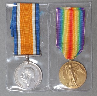 A pair, British War medal and Victory medal to 69291 Sappa H M Buckingham Royal Engineers 