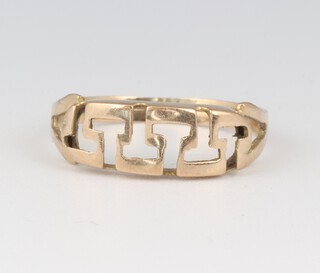 A gold marked 14k ring, size M, 1.35g