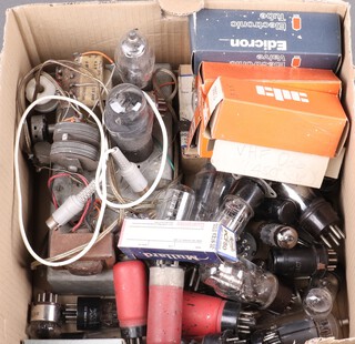 A collection of valves and a Pico & Son Military bell  