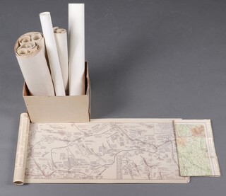 A collection of 1910's - 1920's and later maps of Surrey, Sussex and London to include, Telegraph War maps, Ordnance Survey, public transport and geological 