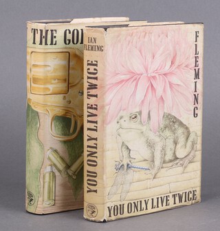Fleming Ian, "The Man With The Golden Gun" first edition 1965 dedication to title page complete with clipped dust cover, together with "You Only Live Twice" first edition 1964 complete with clipped dust cover
8vo