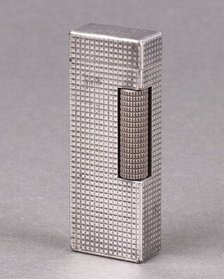 A Dunhill silver plated lighter  