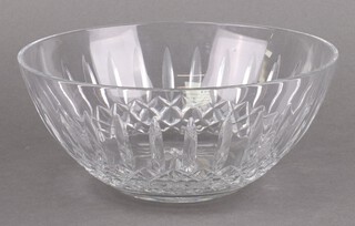 A Waterford Nocturne Collection circular glass bowl 23cm, boxed 