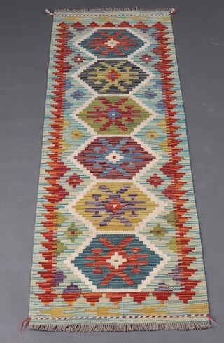 A Chobi Kilim runner 154cm x 51cm 