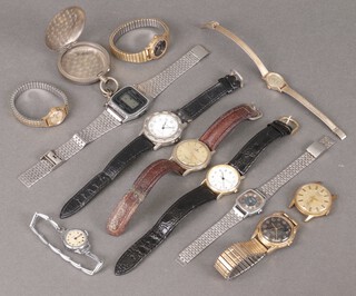 A gentleman's Oris wristwatch and a collection of other wristwatches 