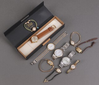 A Gents/Boys Romer wristwatch, a gentleman's Seiko 5 wristwatch, 2 Rotary wristwatches with integral bracelets and other wristwatches