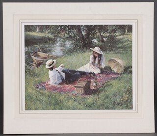 Sherree Valentine-Daines, a limited edition coloured print "Summer Love" no. 360/500, unframed 