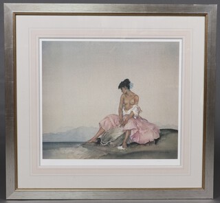 Sir William Russell Flint, a limited edition artists proof print "Ariadne" 276/280 with blind proof stamp, 51cm x 56cm  