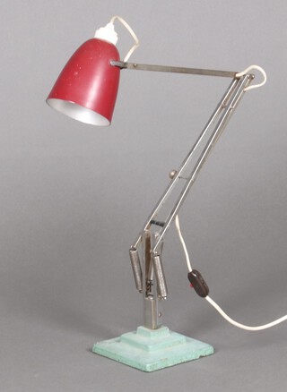 An anglepoise lamp "The Anglepoise Lamp" with stepped base