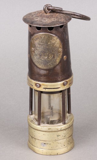 A miners safety lamp 