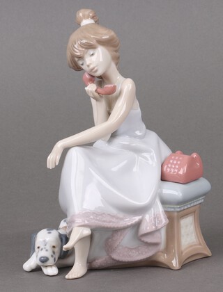 A Lladro figure - Chit-Chat 05466