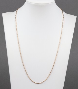 A 9ct gold necklace, 52cm, 6.4g