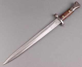 A Lee Mitford bayonet marked NR.C.T 483 (no scabbard)