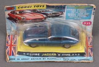 Corgi Toys, a boxed 4.2L Jaguar E-Type model no.335 