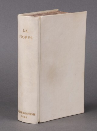 Lucius Annaeus Florus, Epitome of Roman history in Latin, later rebound in Vellum, 1647, 8vo 

