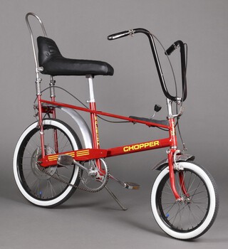 A MK1 Raleigh Chopper bicycle, fitted a Sturmey Archer gear box
