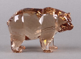 A Swarovski Crystal Collectors Club 2017 annual exhibition figure of a polar bear - Arcadia 8cm, boxed and with certificate 