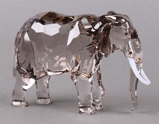 A Swarovski Crystal  2022 SCS  figure of an elephant- Fayola 9cm, boxed and with certificate 