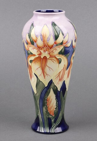 Debbie Hancock for Moorcroft, a Windrush pattern vase, base dated 2000, 20cm 
