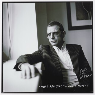 Rich Hardcastle (b.1971), Portrait of Jeff Goldblum, limited edition photograph from an edition of 50, signed by Jeff Goldblum, 64cm x 64cm, within an ebonized frame. Note: published for the "Larger than Life" charity project 2008.
