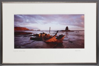 David Tran, photograph "Shipwreck Saltwick Bay" 24cm x 49cm 
