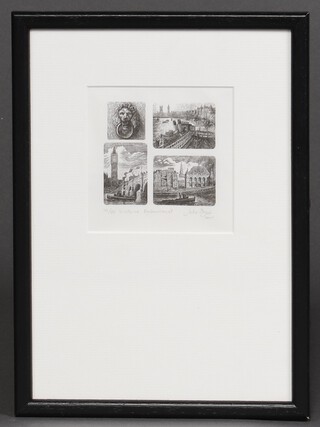 John Bryce, limited edition etching "Victoria Embankment" no.10/50, signed and dated 2004 10cm x 11cm 