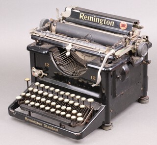 A Remmington Standard manual typewriter 