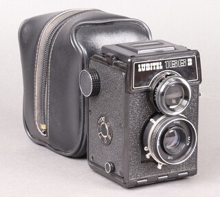 A Lubitel 166b twin lens reflex camera 