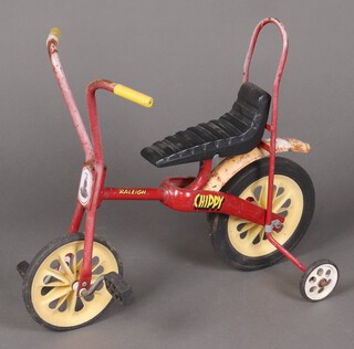 A Raleigh Chippy tricycle, some rust